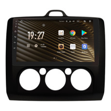 Android head unit SIGMA S9432 ANDROID 10 4+32 Gb 4G DSP Ford Focus 2 2004-2014 MT AC Black 9"