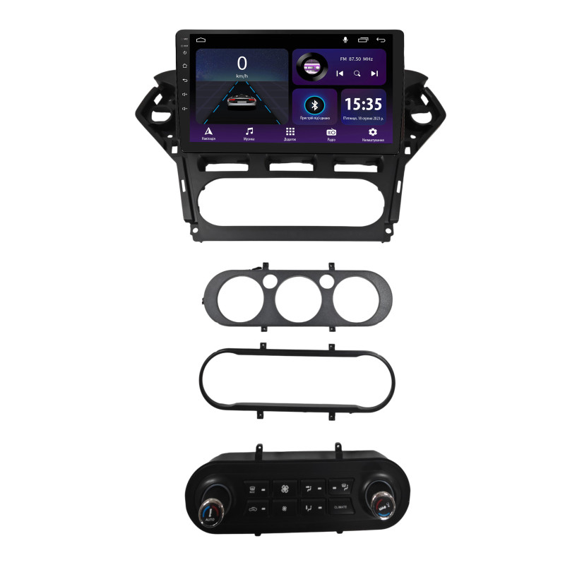 Android head unit SIGMA E10232 ANDROID 10 2+32 Gb Ford Mondeo 4 2010-2014 Full Set AT AC Black with buttons 10" (L1)