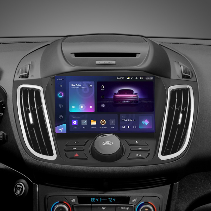 Android head unit Teyes CC3 4+32 Gb Ford Kuga 2 Escape 3 2012 - 2019 (B) 9" (buttons) 2k (L2)