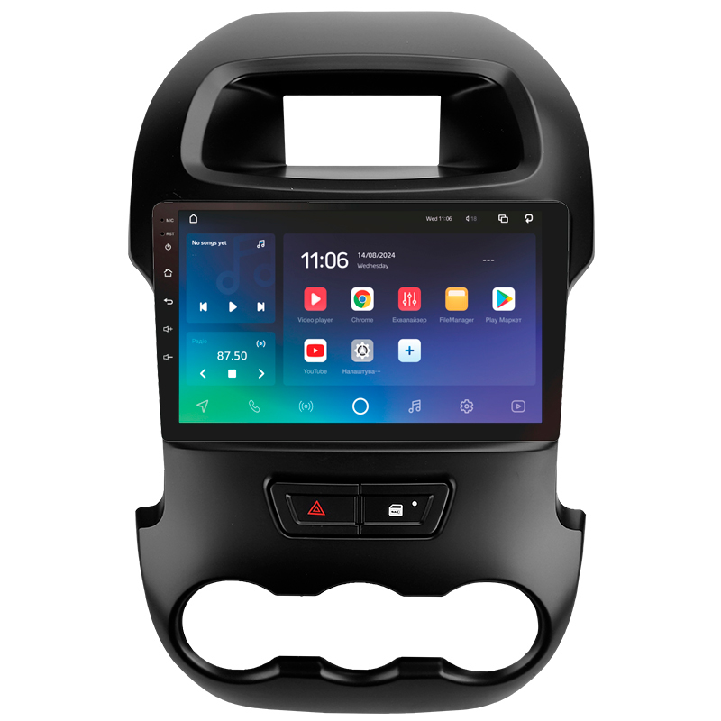 Android head unit SIGMA PRO 9464 ANDROID 10 4+64 Gb 4G DSP Ford Ranger (F2) 2011-2016 9"