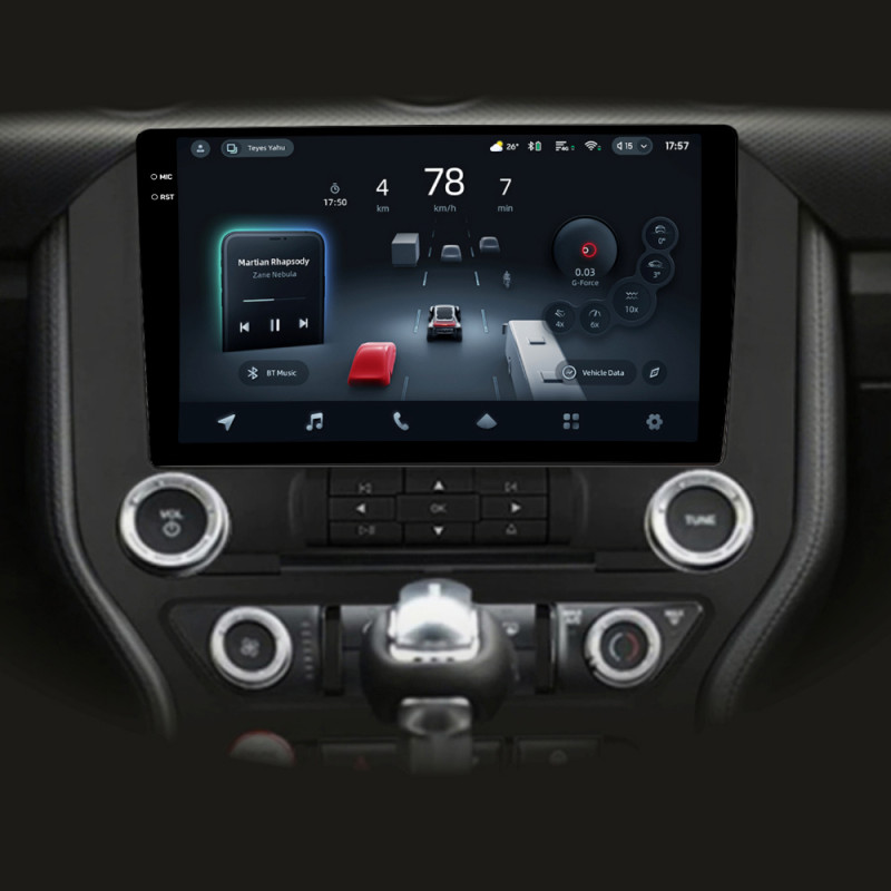 Android head unit Teyes CC4 Pro 8+128 Gb Ford Mustang VI S550 (F1) 2014-2023 9" 2k (L1)