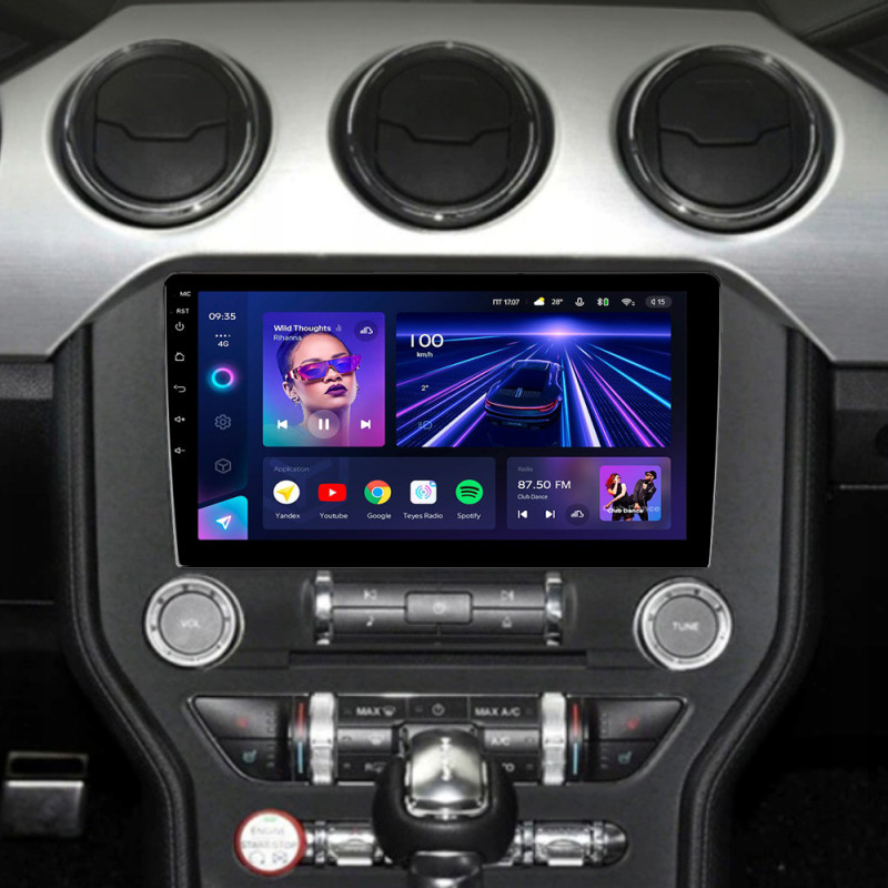 Štátní magnetofon Teyes CC3 4+32 GB pro Ford Mustang VI S550 (F2) 2014–2023, 9