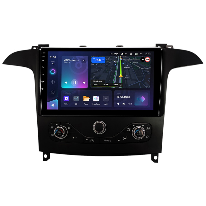 Android head unit Teyes CC3L 4+64 Gb Ford S-MAX 2007-2008 9" (L2)