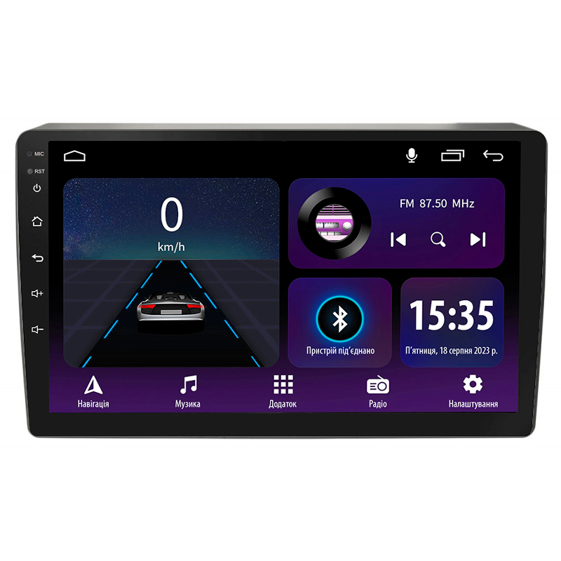 Android head unit SIGMA E10232 ANDROID 10 2+32 Gb Ford Focus 2 2005-2011 Black 10"
