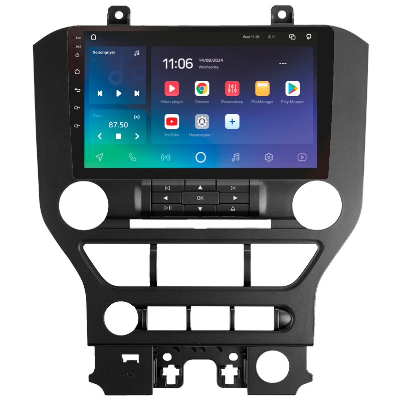 Android head unit SIGMA X9432 ANDROID 10 4+32 Gb 4G DSP Ford Mustang VI S550 (F1) 2014-2023 9" (L1)