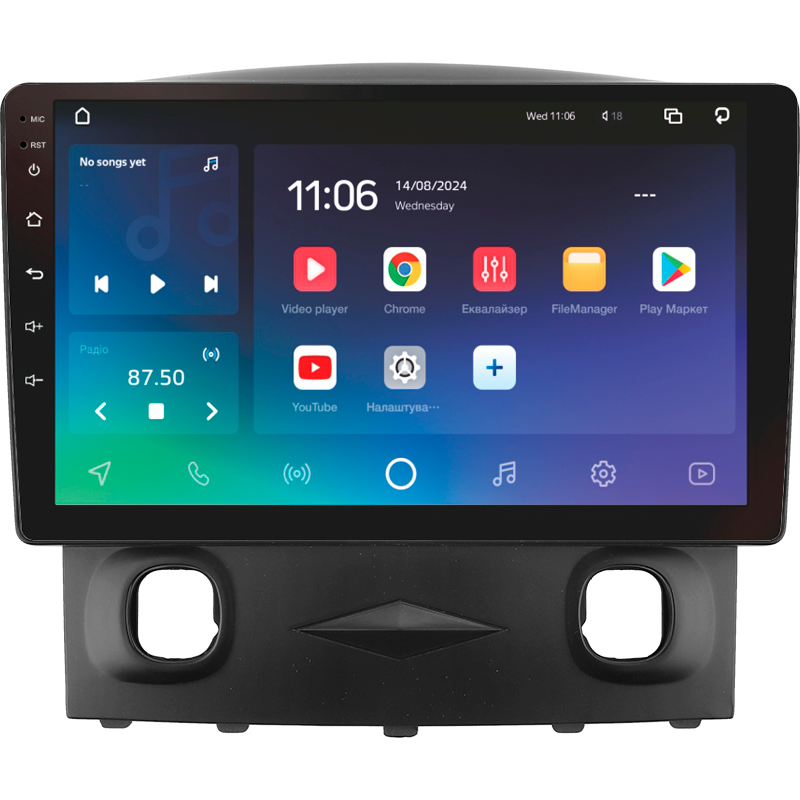 Android head unit SIGMA X9432 ANDROID 10 4+32 Gb 4G DSP Ford Escape 1 2007-2012 9"