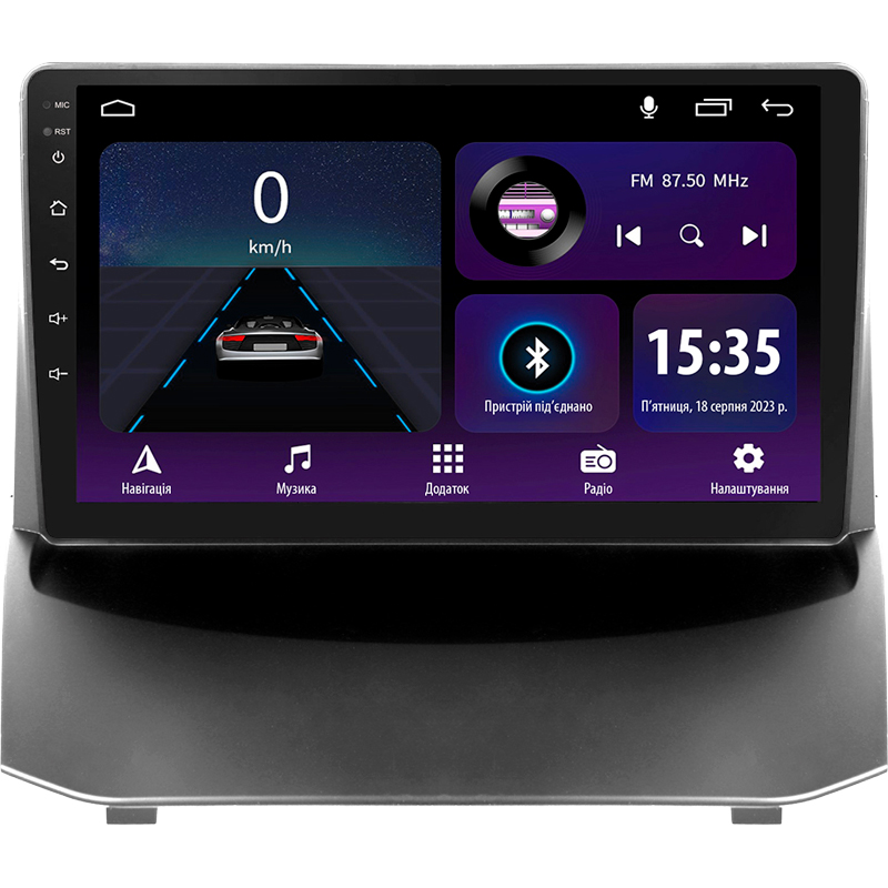 Magnetófono de a bordo SIGMA E9232 ANDROID 10 2+32 GB para Ford Fiesta Mk 6 (F1) 2009-2018 (A) 9
