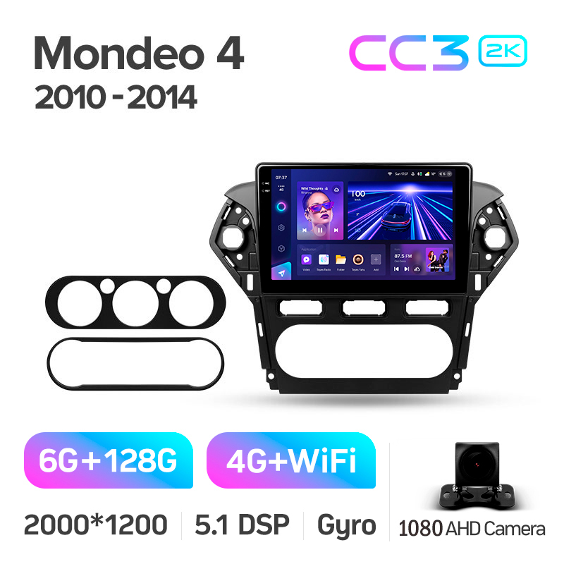 Magazynofon Teyes CC3 6+128 GB do Ford Mondeo IV (2011–2014), 10