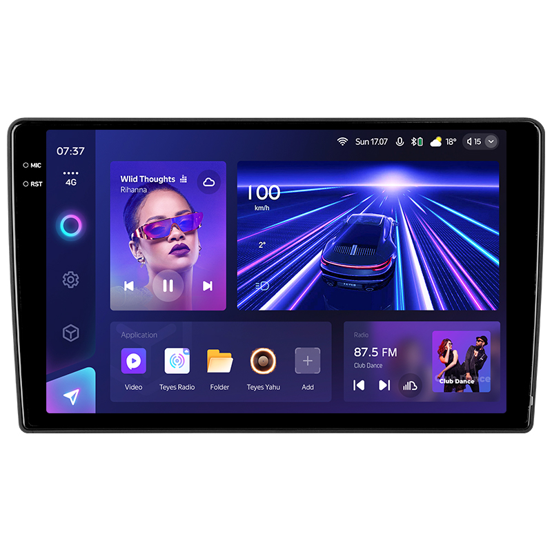 Android head unit Teyes CC3 4+64 Gb Ford Transit 350 (1 Din) 2020-2021 10" 1din 2k (L1)