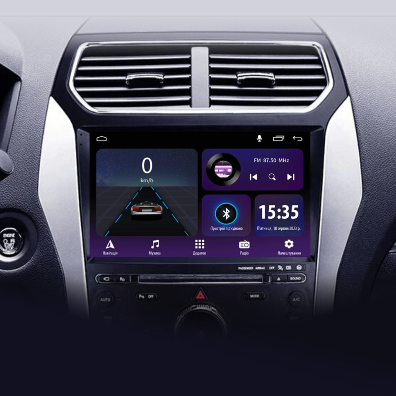 Android head unit SIGMA E10232 ANDROID 10 2+32 Gb Ford Explorer 5 2011 - 2019 (B) 10" (L3)