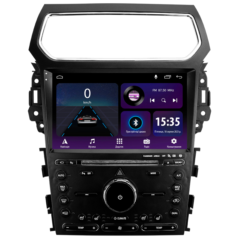 Android head unit SIGMA E10232 ANDROID 10 2+32 Gb Ford Explorer 5 2011 - 2019 (A) 10" (L3)