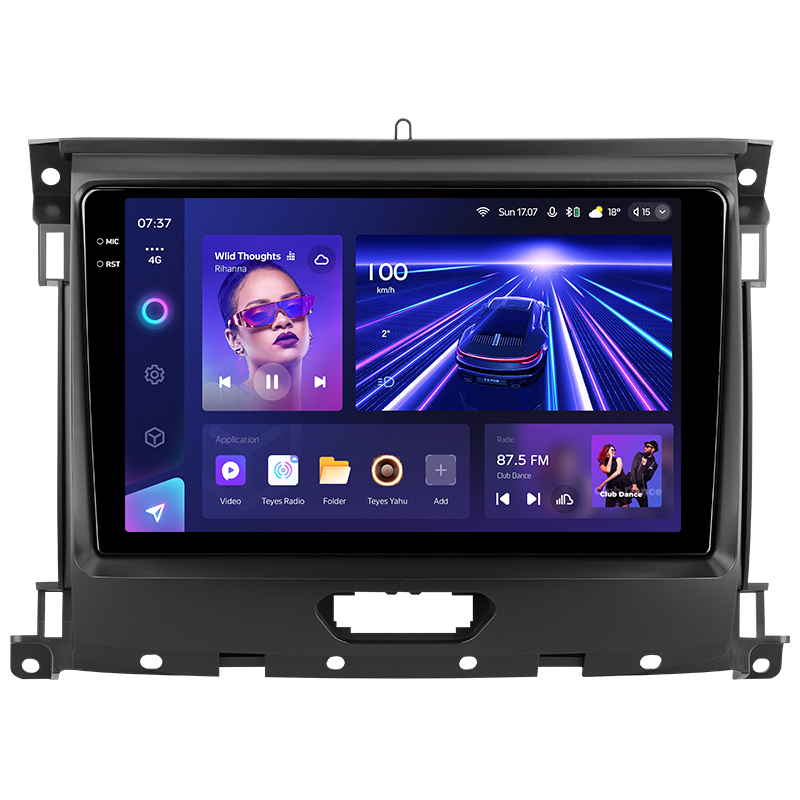 Android head unit Teyes CC3 4+32 Gb Ford Ranger P703 2015-2022 (B) 9" 2k