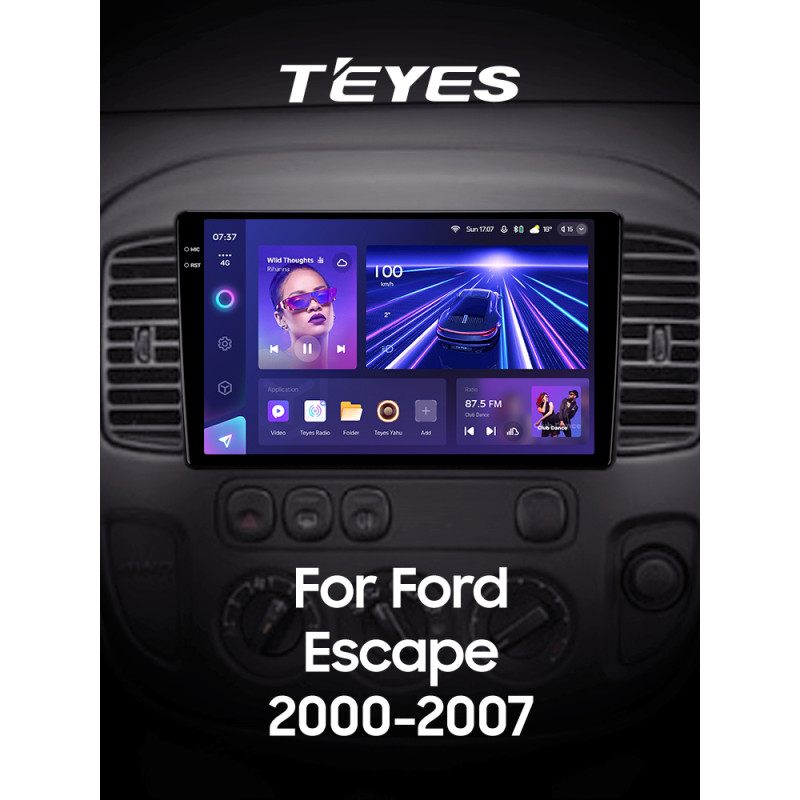 Android head unit Teyes CC3 6+128 Gb Ford Escape 1 2000-2007 9" 2k