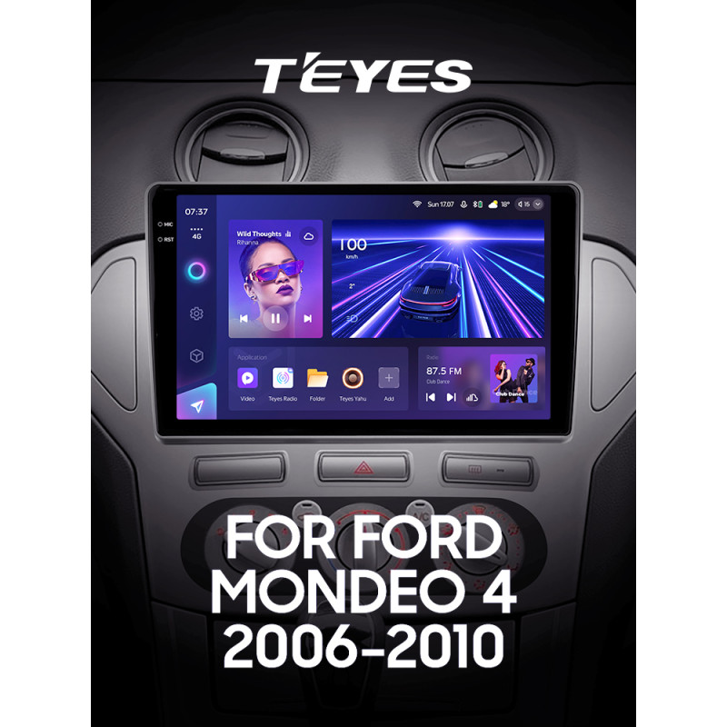 Android head unit Teyes CC3 6+128 Gb Ford Mondeo 4 2006-2010 10" 2k