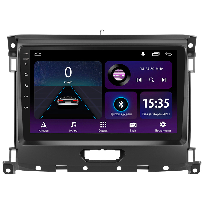 Android head unit SIGMA E9232 ANDROID 10 2+32 Gb Ford Ranger P703 2015-2022 (A) 9"