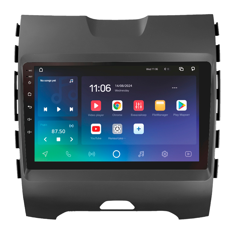 Android head unit SIGMA X9464 ANDROID 10 4+64 Gb 4G DSP Ford Edge 2 2015-2018 (F1) 9"