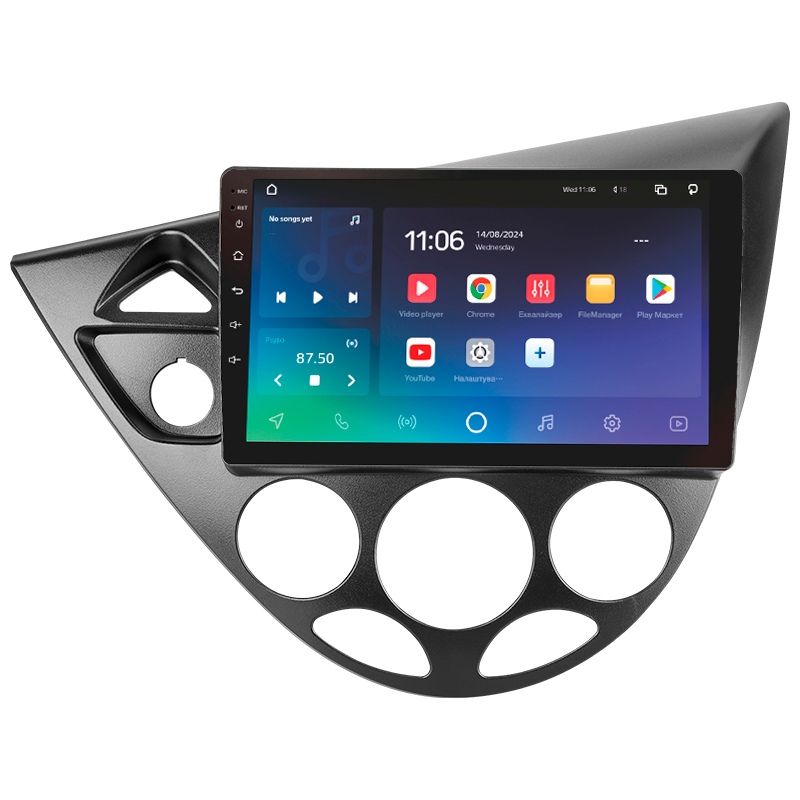 Android head unit SIGMA X9432 ANDROID 10 4+32 Gb 4G DSP Ford Focus 1 (Left hand driver) 1998-2005 9"