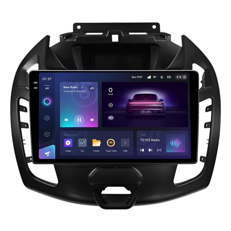Android head unit Teyes CC3 6+128 Gb Ford Transit 2015-2019 Black 9" 2k (L1)