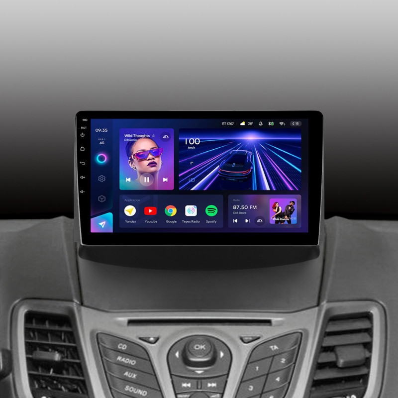Android head unit Teyes CC3 4+32 Gb Ford Fiesta Mk 6 (F1) 2009-2018 (A) 9"