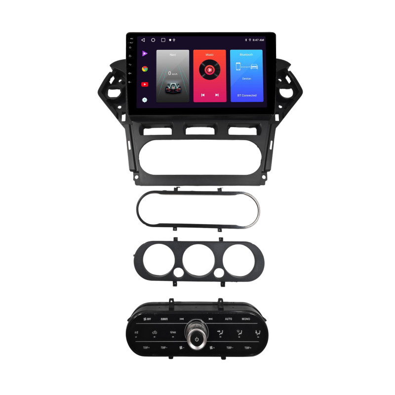 Android head unit SIGMA F10216 ANDROID 10 2+32 Gb Ford Mondeo 4 2010-2014 Full Set AT AC Black with touch 10" (L1)