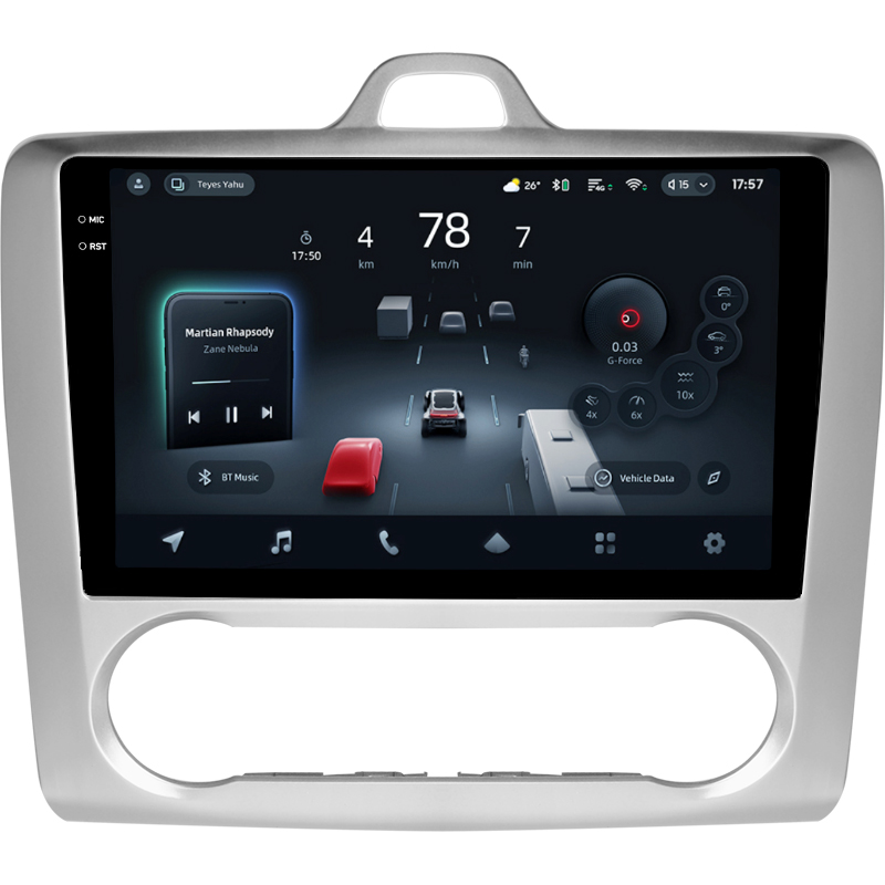 Android head unit Teyes CC4 Pro 8+128 Gb Ford Focus 2 Mk 2 2004-2011 (F2) 9" 2k