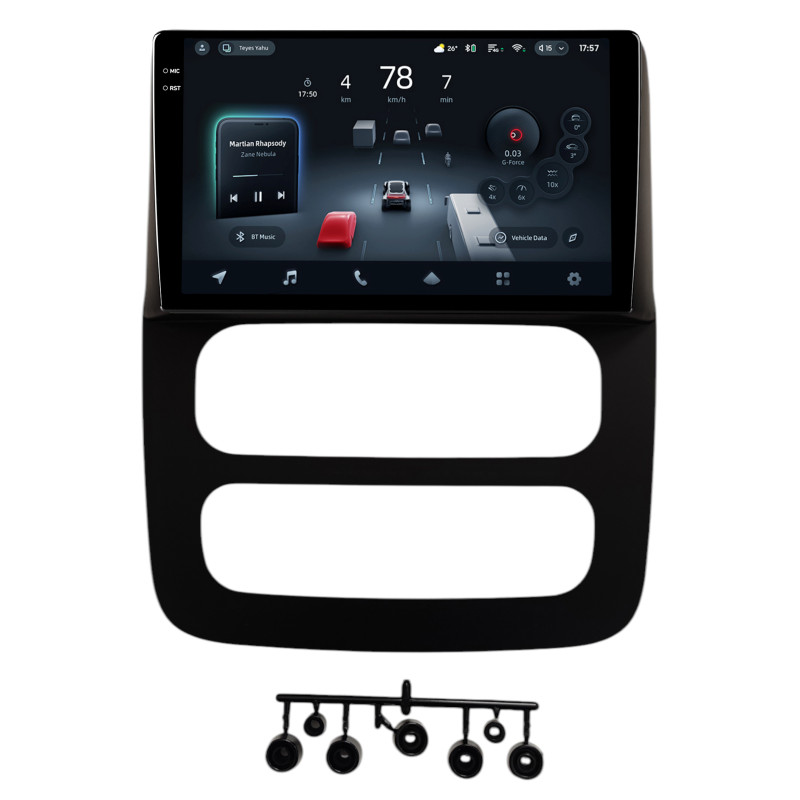 Android head unit Teyes CC4 Pro 8+128 Gb Ford FOCUS 2005-2008 Black 10" 2k