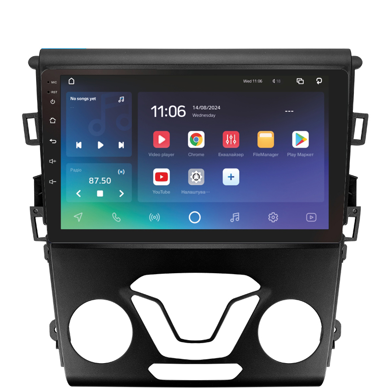 Android head unit SIGMA X9432 ANDROID 10 4+32 Gb 4G DSP Ford Mondeo 5 (ZYJ) 2014-2019 9"