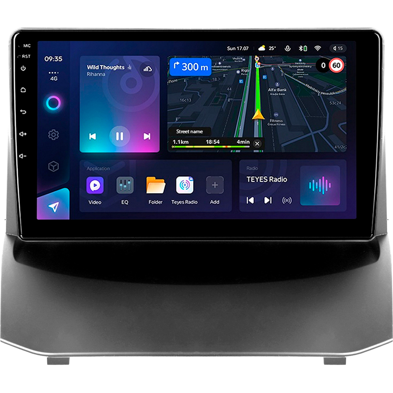 Oryginalna radiomagnetofon Teyes CC3L 4+32 GB do Ford Fiesta Mk 6 (F1) 2009–2018 (wersja B), 9 cali.