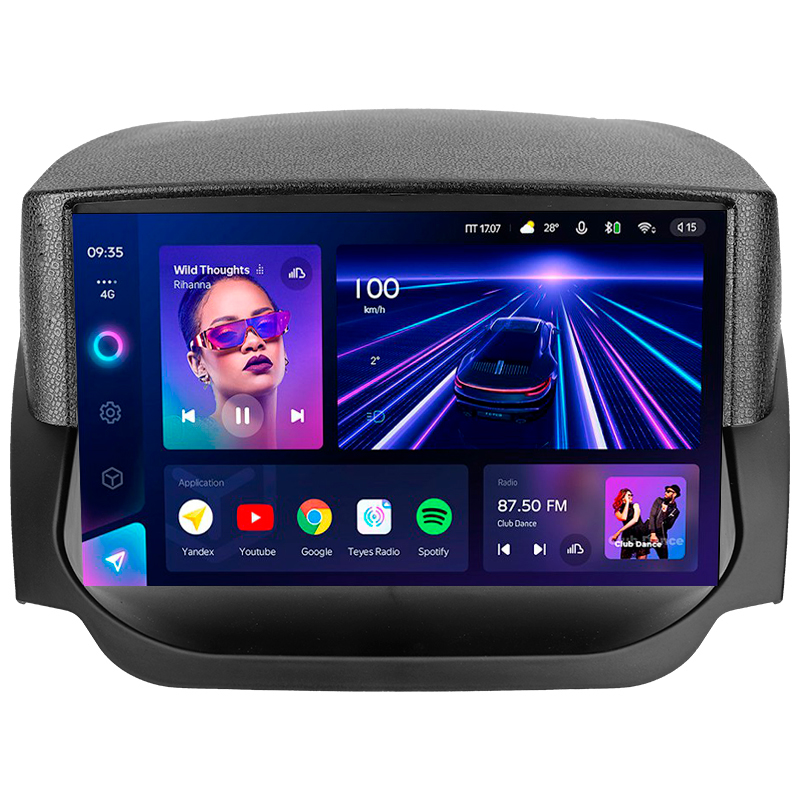 Android head unit Teyes CC3 4+32 Gb Ford EcoSport Eco Sport 2014-2018 9" (L1)