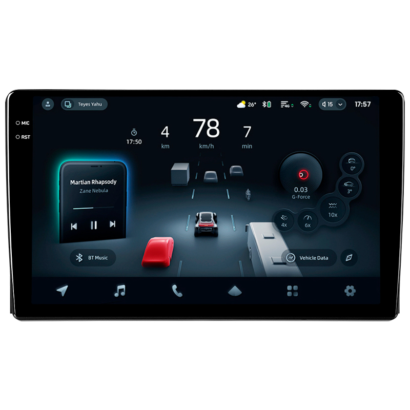 Android head unit Teyes CC4 Pro 12+256 Gb Ford Fusion 1 2005-2012 9" 2k