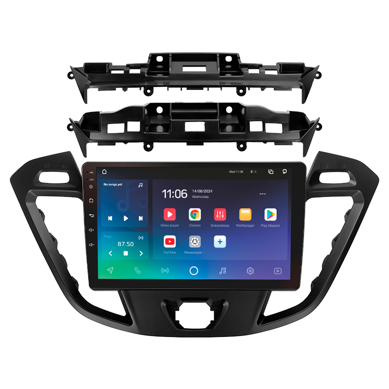 Android head unit SIGMA X9432 ANDROID 10 4+32 Gb 4G DSP Ford Tourneo Custom 1 I Transit (F1) 2012-2021 9"
