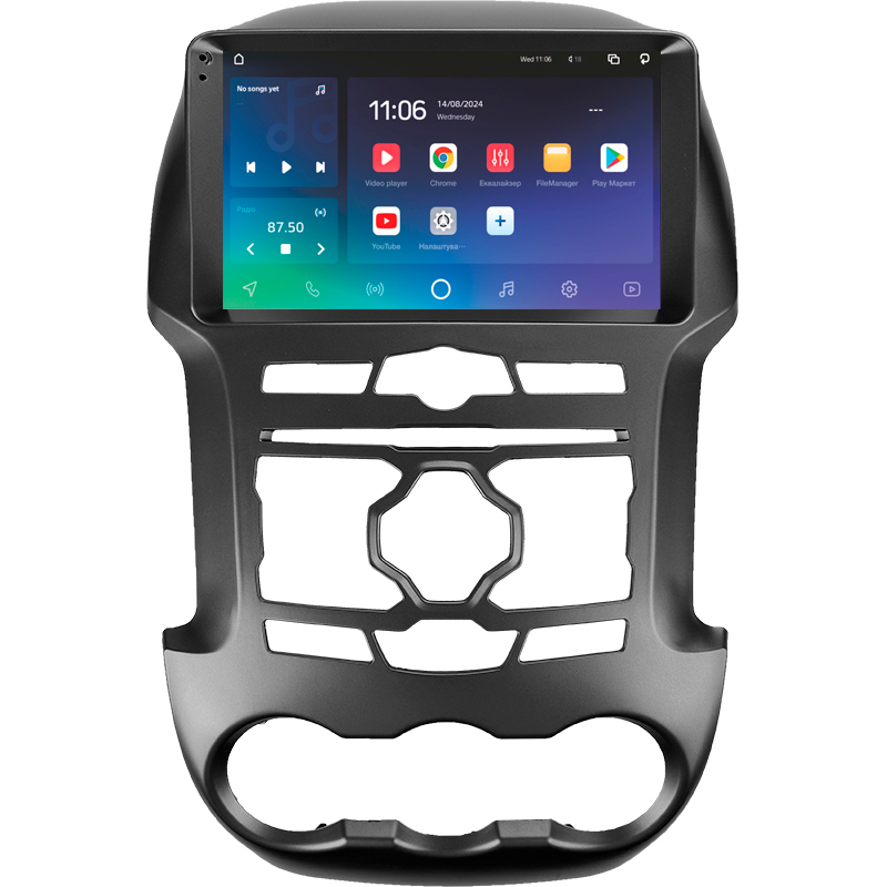 Android head unit SIGMA X9432 ANDROID 10 4+32 Gb 4G DSP Ford Ranger 3 (F1) 2011-2015 9" (L1)