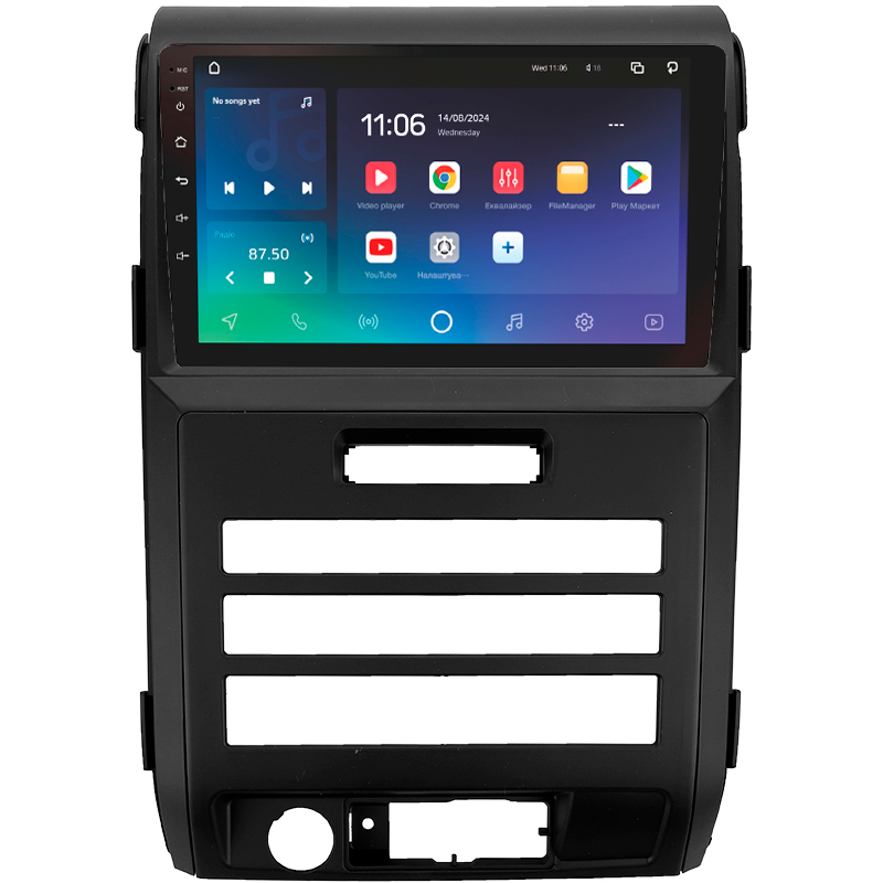 Android head unit SIGMA X9432 ANDROID 10 4+32 Gb 4G DSP Ford F150 P415 Raptor 2008-2014 (F1) 9" (L2)