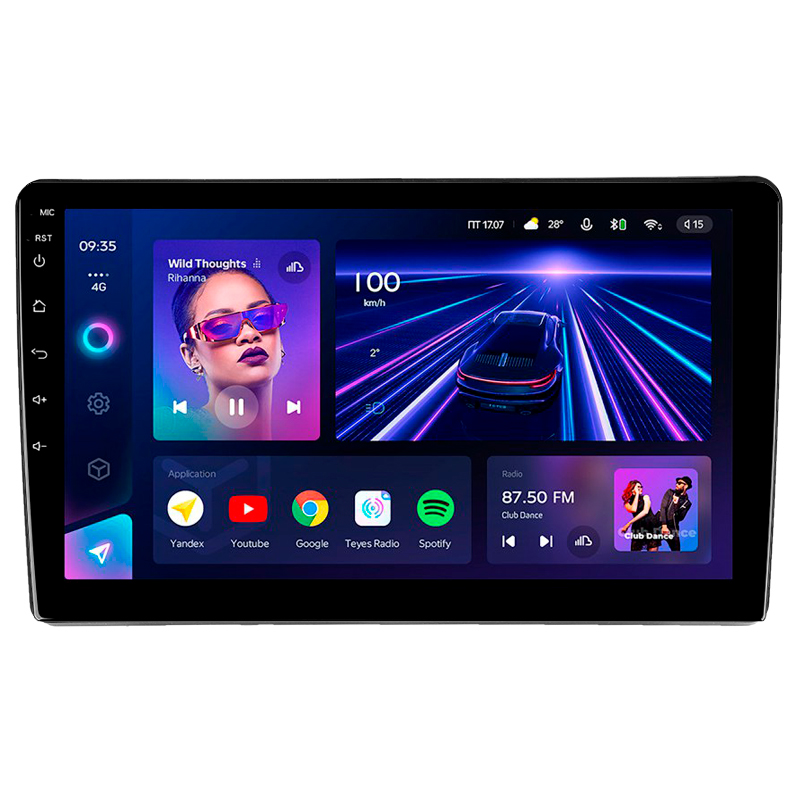 Android head unit Teyes CC3 4+32 Gb Ford Escape 1 2000-2007 9"