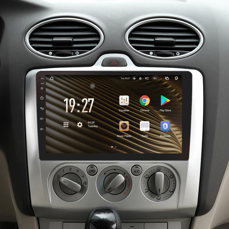 Android head unit SIGMA S9432 ANDROID 10 4+32 Gb 4G DSP Ford Focus 2 Mk 2 2004-2011 (F1) 9"
