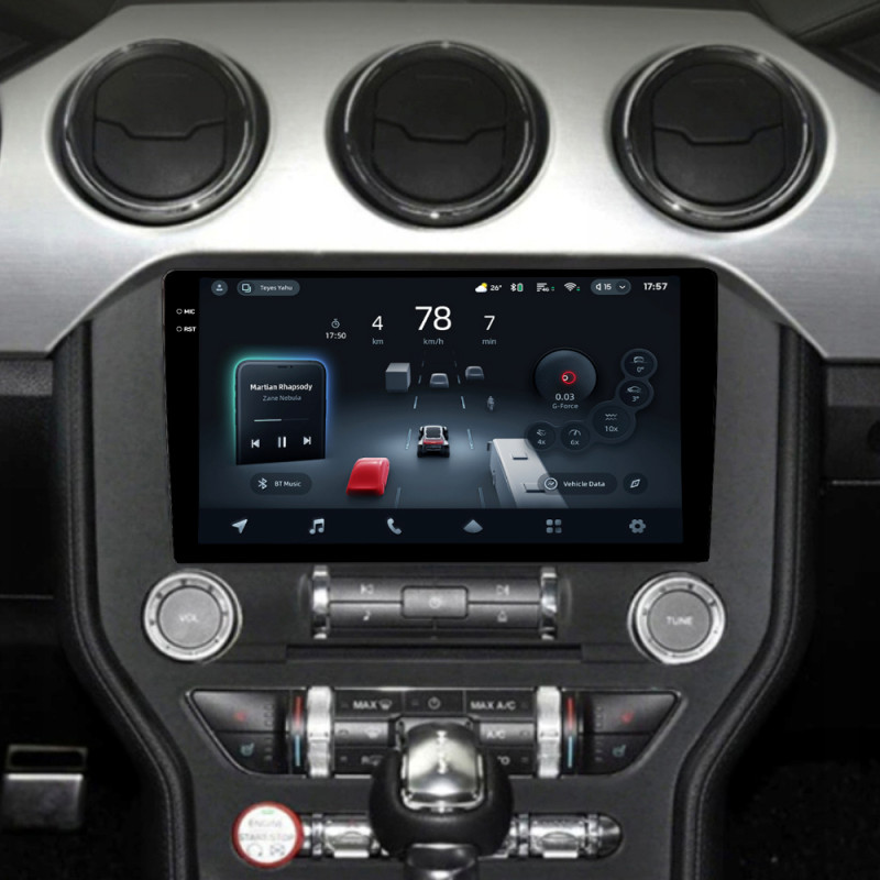 Android head unit Teyes CC4 Pro 8+128 Gb Ford Mustang VI S550 (F2) 2014-2023 9" 2k (L2)