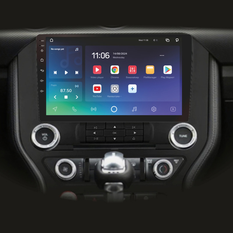 Android head unit SIGMA X9464 ANDROID 10 4+64 Gb 4G DSP Ford Mustang VI S550 (F1) 2014-2023 9" (L1)
