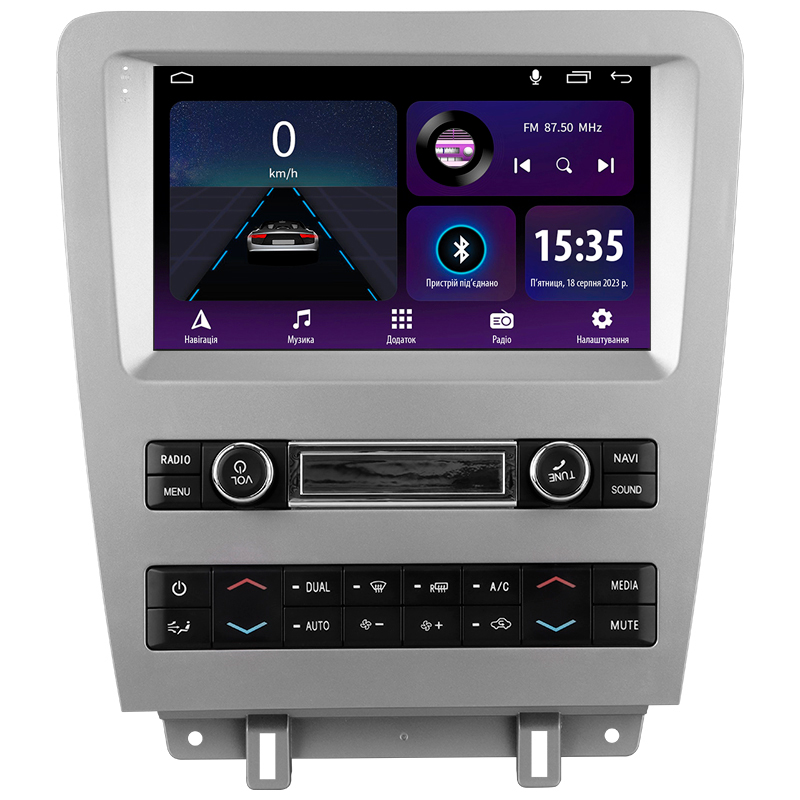 Android head unit SIGMA E9232 ANDROID 10 2+32 Gb Ford Mustang 5 S-197 (F2) 2009-2014 9" (L3)