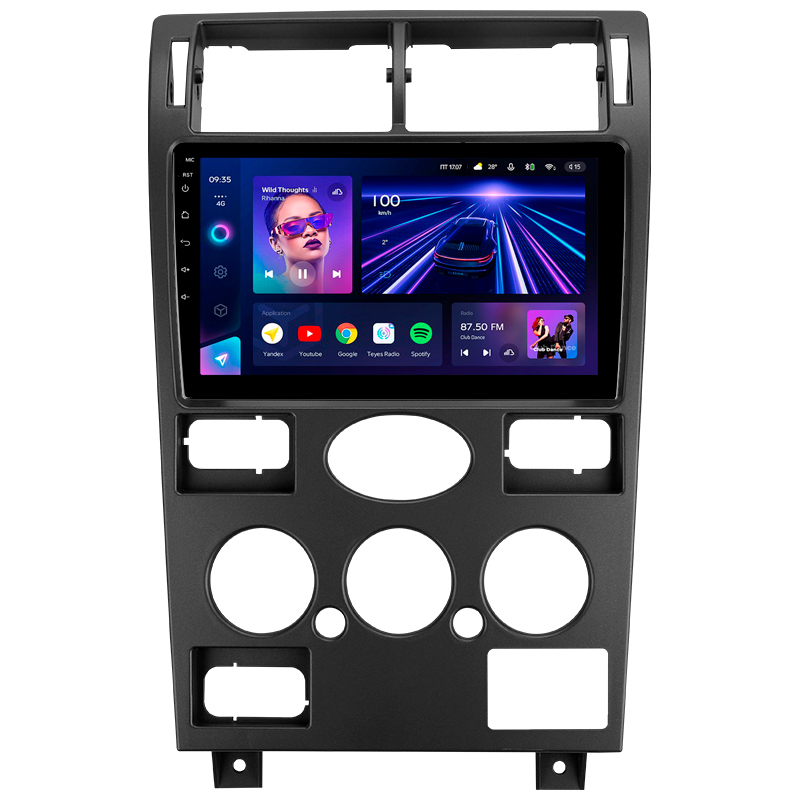 Android head unit Teyes CC3 4+32 Gb Ford Mondeo 3 2000-2007 (F1) 9"