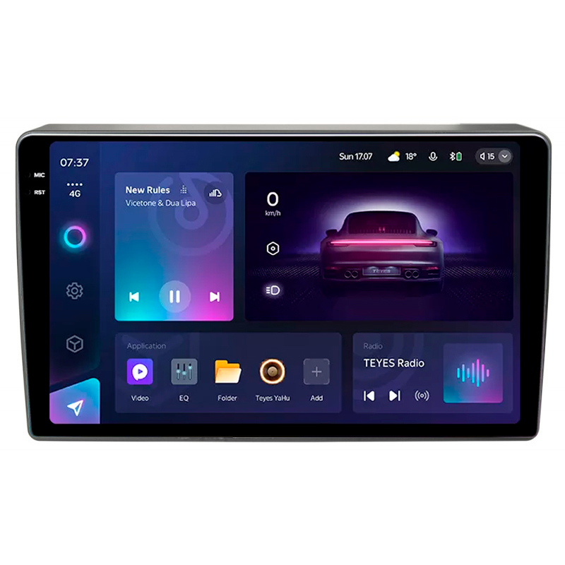 Android head unit Teyes CC3 4+64 Gb Ford Focus 2 2005-2011 Black 10" 2k
