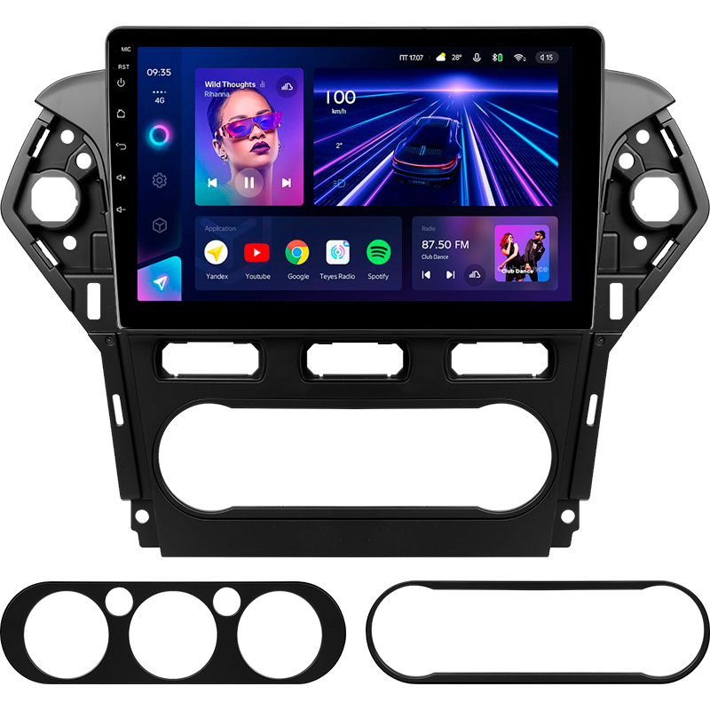 Android head unit Teyes CC3 4+32 Gb Ford Mondeo 4 2011-2014 10"