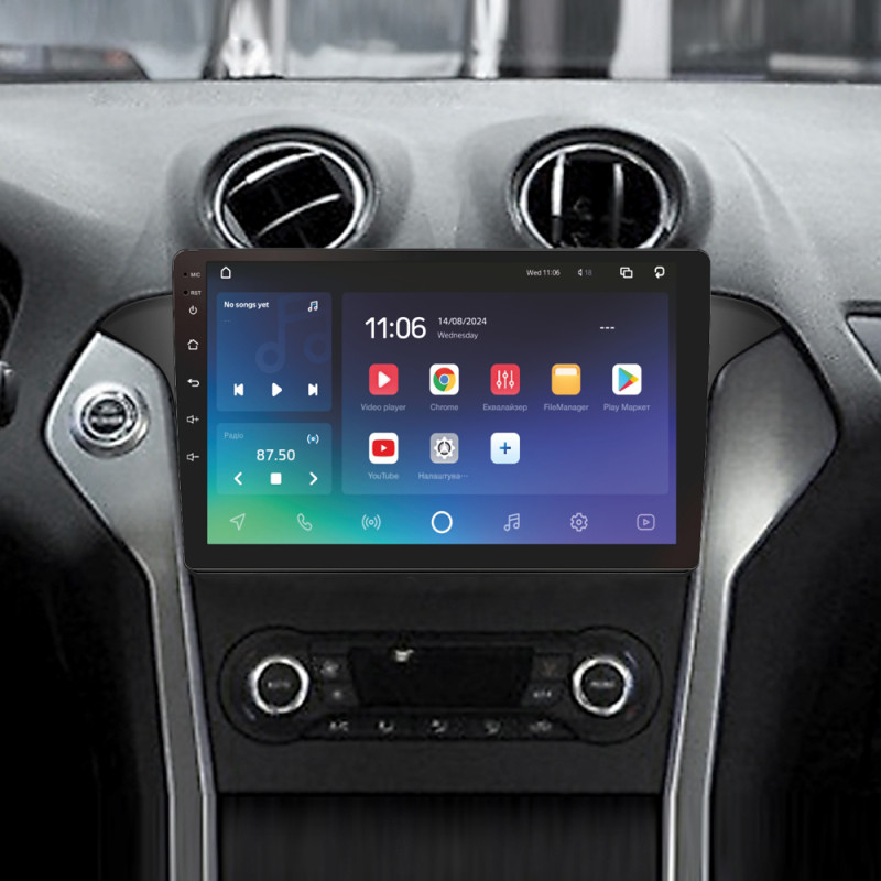 Android head unit SIGMA X10464 ANDROID 10 4+64 Gb 4G DSP Ford Mondeo 4 2011-2014 10"