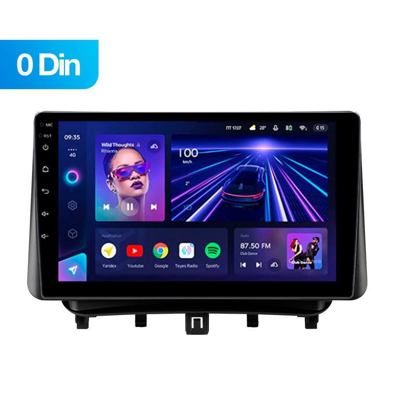 Android head unit Teyes CC3 4+64 Gb Ford Tourneo Custom 1 I Transit (F2) (0 Din) 2012-2021 9" 0din