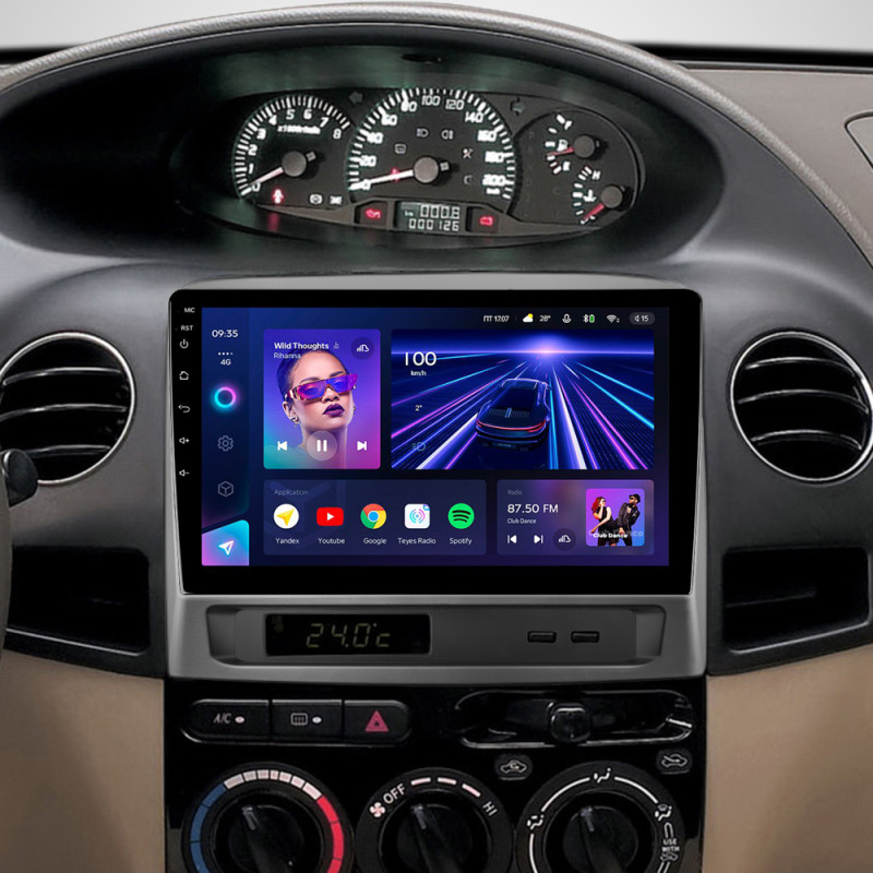 Android head unit Teyes CC3 4+32 Gb Geely MK 1 2006-2013 9"