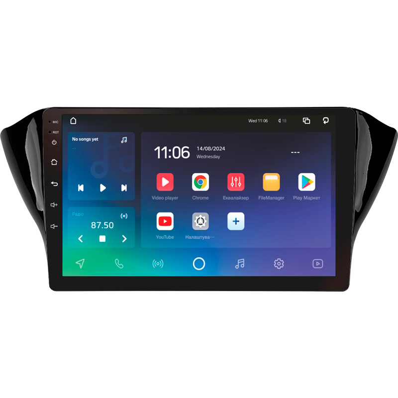 Android head unit SIGMA X10432 ANDROID 10 4+32 Gb 4G DSP Geely GS 2016-2020 Emgrand EC7 1 2018-2020 (F2) 10"