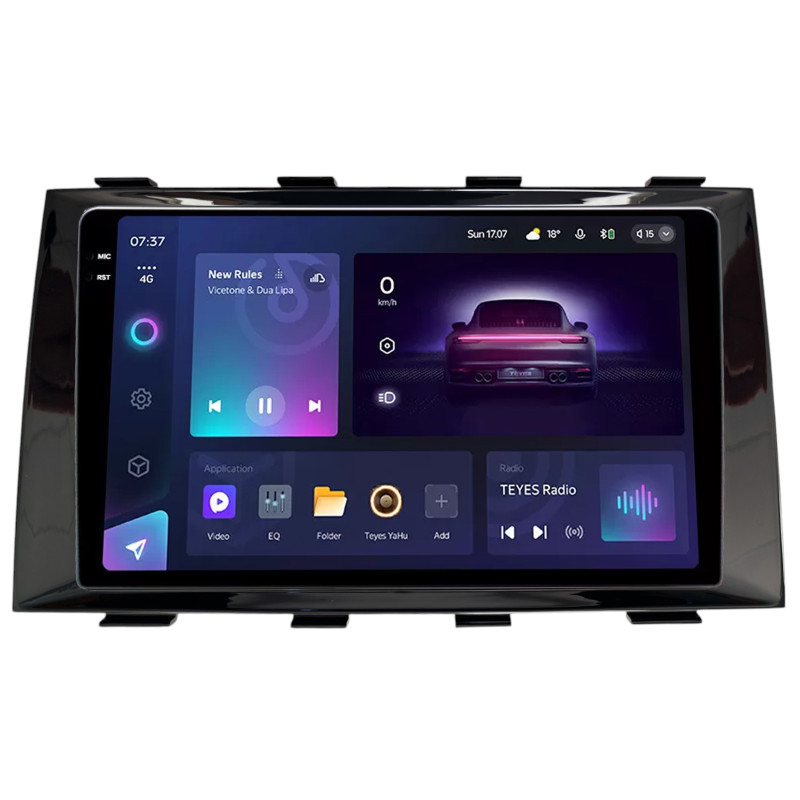 Android head unit Teyes CC3 4+32 Gb Geely EMGRAND EC8 2011-2015 9" 2k