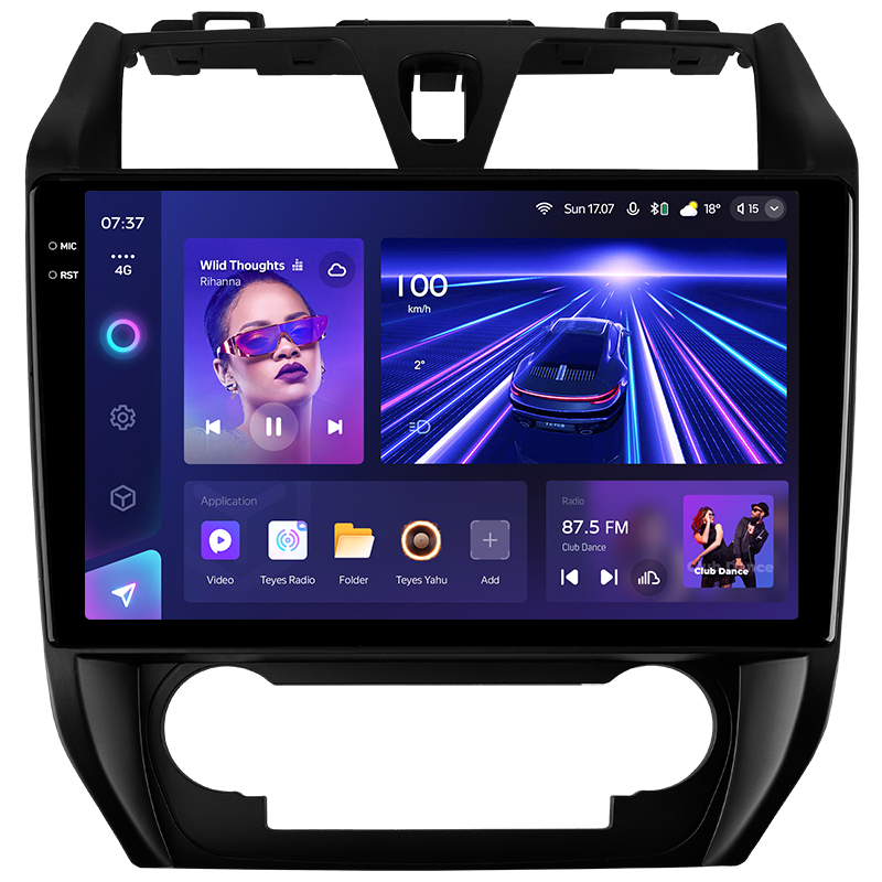 Android head unit Teyes CC3 6+128 Gb Geely Emgrand EC7 1 2009-2016 10" 2k