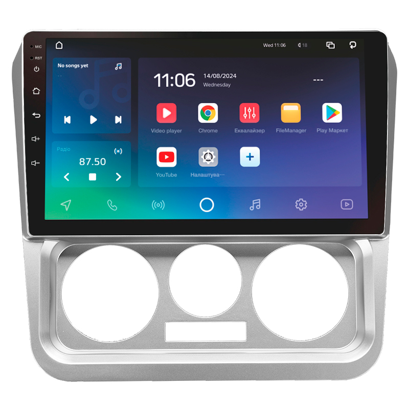 Android head unit SIGMA X9432 ANDROID 10 4+32 Gb 4G DSP Geely CK 2008-2016 9"