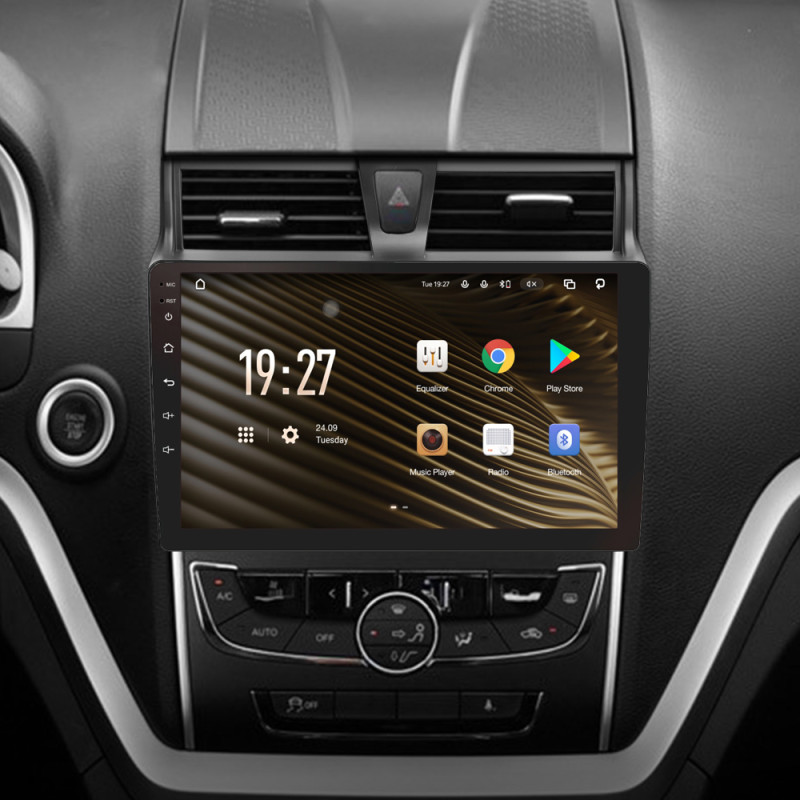 Android head unit SIGMA S9432 ANDROID 10 4+32 Gb 4G DSP Geely Emgrand EC7 1 2016-2018 9"