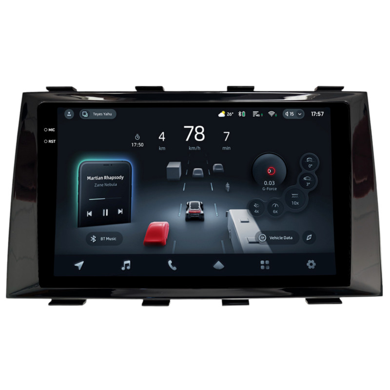 Android head unit Teyes CC4 Pro 12+256 Gb Geely EMGRAND EC8 2011-2015 9" 2k